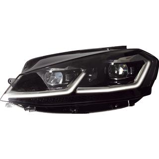 Передние фары Silver FullLed Style (2012-2017, 2 шт) Volkswagen Golf 7/E-Golf 2012-2020 гг.