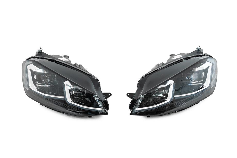 Volkswagen Golf 7/E-Golf 2012-2020 гг. Передние фары с модулями Silver FullLed Style (2012-2017, комплект 2 шт.) Image
