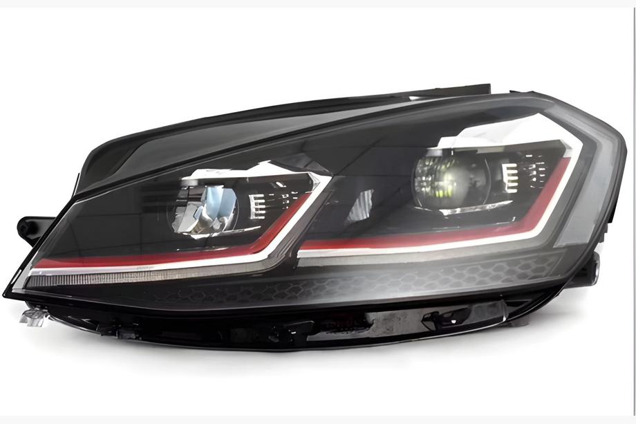 Volkswagen Golf 7/E-Golf 2012-2020 гг. Передние фары Red FullLed (2017-2020, 2 шт) Image