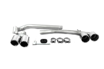 BMW 5 серия F10/F11 2010–2016 гг. Насадки на выхлоп в стиле M5 (2 шт) фото 4