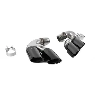 Насадки на глушитель V1 Black в стиле X5M F95 фото 3