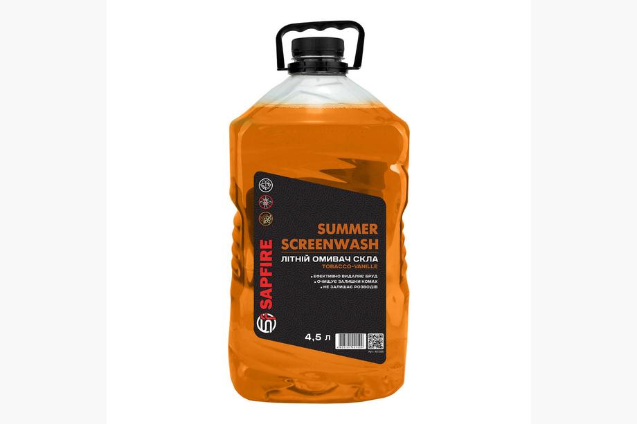 Летняя жидкость для омывателя стекла SAPFIRE Summer Screenwash 4,5 л - Tobacco Vanille Image