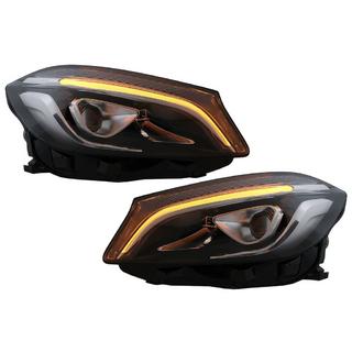 Передние фары Full LED (2 шт.) Mercedes A-сlass W176 2012-2018 гг. фото 3
