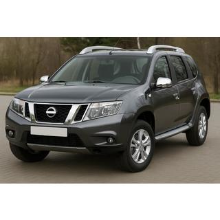 Накладки на Зеркала V1 (2 шт, ABS) Nissan Terrano 2014- гг. фото 1