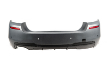 BMW 5 серия F10/F11 2010–2016 гг. Задний бампер с диффузором M-Performance (для F10, под двойной выхлоп с одной стороны) фото 1