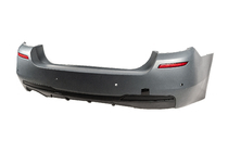BMW 5 серия F10/F11 2010–2016 гг. Задний бампер с диффузором M-Performance (для F10, под двойной выхлоп с одной стороны) фото 2