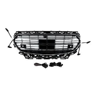 Передняя решетка в стиле W223 AMG-Line с LED фото 2