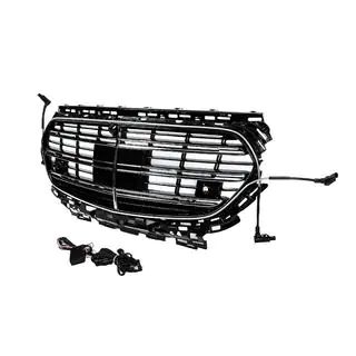 Передняя решетка в стиле W223 AMG-Line с LED фото 3