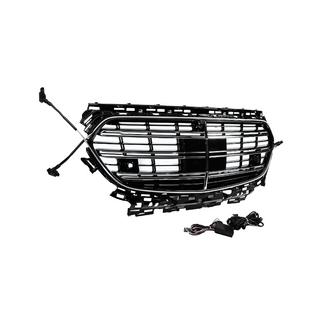 Передняя решетка в стиле W223 AMG-Line с LED фото 4