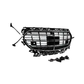 Передняя решетка в стиле W223 AMG-Line с LED фото 4