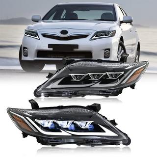 Передние фары Lexus-design V2 (рестайлинг, 2 шт) Toyota Camry 2006-2011 гг. фото 1