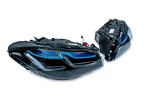 BMW 5 серия F10/F11 2010–2016 гг. Передние фары Full LED G30 Laser в стиле LCI (2013-2016, 2 шт.) фото 3