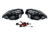 BMW 5 серия F10/F11 2010–2016 гг. Передние фары Full LED G30 Laser в стиле LCI (2013-2016, 2 шт.) фото 5