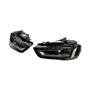 Передние фары с модулями Full LED (2012-2015, Halogen to LED, 2 шт) Audi A4 B8 2007-2015 гг. фото 2