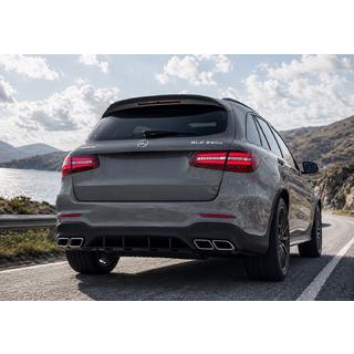 Задний диффузор с насадками Серебристый (Дизайн AMG63) фото 2