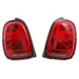 Задние LED фонари в стиле Union Jack Red (2 шт) Mini Cooper F55/56/57 2014-2023 гг. фото 2