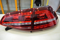 Volkswagen Golf 7/E-Golf 2012-2020 гг. Задние LED фонари с динамическим поворотником (2012-2017, 2 шт) фото 1