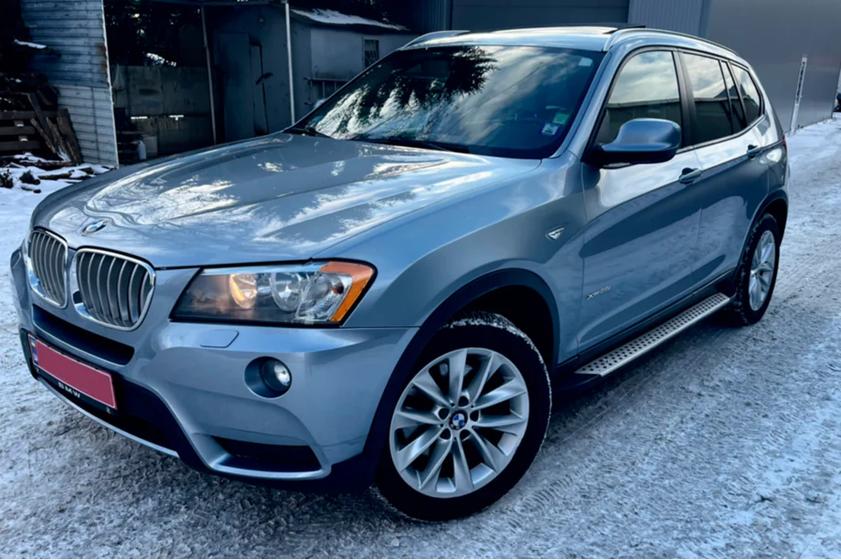 BMW X3 F25 2011-2018 гг. Оригинальные Боковые Пороги V1 (2 шт, Алюминий) Image