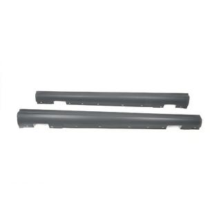 Боковые Пороги (Стиль C63 AMG) Mercedes C-class W204 2007-2015 гг. фото 2
