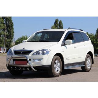 Кенгурятник WT003 (нержавейка) SsangYong Kyron 2005-2014 гг. фото 3