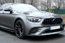 Mercedes E-class W213 2016-2023 гг. Карбоновые накладки на передние крылья фото 1