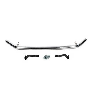 Передняя защита ST008 (2017-2021, нержавейка) Nissan Qashqai 2014-2021 гг. фото 2