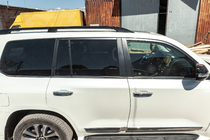 Toyota Land Cruiser 200 2007-2021 гг. Молдинги на стекла (6 шт, нержавейка) Carmos - Турецкая Нержавеющая Сталь фото 12