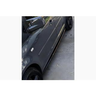 Боковые Пороги Performance (черные) Volkswagen Caddy 2010-2015 гг. фото 4