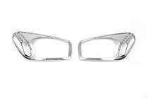 Toyota Rav 4 2001-2005 гг. Хром Накладки на Фары (2 шт., Пластик) 2003-2006 фото 4