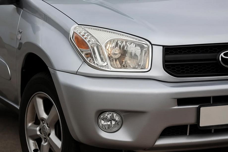 Toyota Rav 4 2001-2005 гг. Хром Накладки на Фары (2 шт., Пластик) 2003-2006 Image
