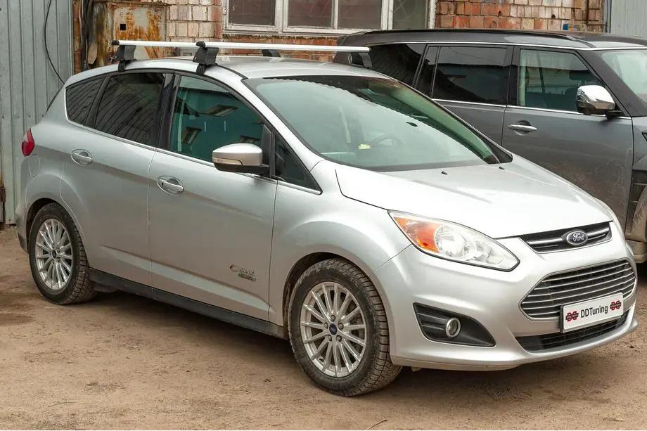 Ford C-Max/Grand C-Max 2010-2019 гг. Поперечины на гладкую крышу (2 шт, Asaf V4) Фото 5