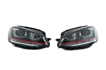 Volkswagen Golf 7/E-Golf 2012-2020 гг. Передние фары Red-V2 (2012-2017, динамические поворотники, 2 шт.) фото 3