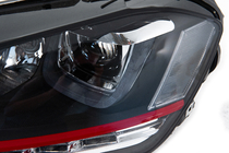 Volkswagen Golf 7/E-Golf 2012-2020 гг. Передние фары Red-V2 (2012-2017, динамические поворотники, 2 шт.) фото 11