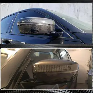 Накладки на Зеркала M-Look Сухой Карбон BMW 5 серия G30/G31 2017–2023 гг. фото 4