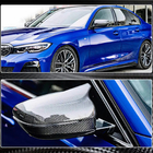 BMW 5 серия G30/G31 2017–2023 гг. Накладки на Зеркала M-Look Карбон V2 фото 8