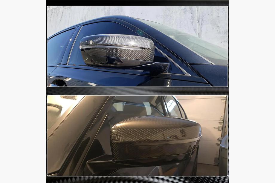 BMW 8 серия G14/G15/G16 2018- гг. Накладки на Зеркала M-Look V3 (2018-2021, Карбон) Фото 4