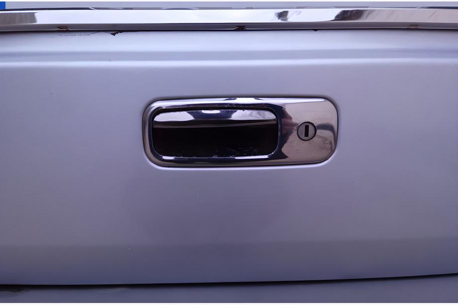 Volkswagen Caddy 2004-2010 гг. Накладка на ручку багажника Нержавейка Carmos - Турецкая Нержавеющая Сталь Image