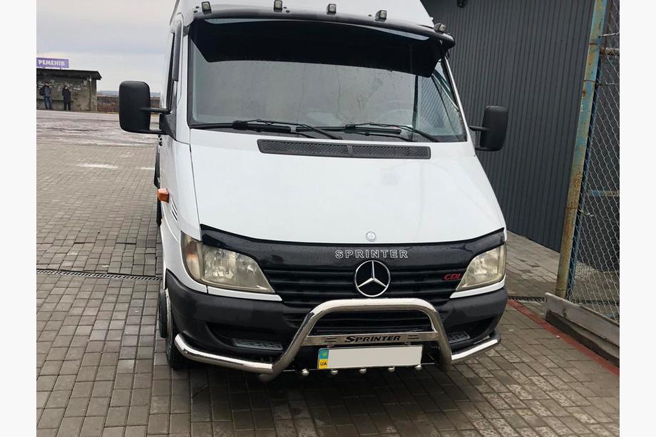 Mercedes Sprinter W901/902/903/904/905 1995–2006 гг. Кенгурятник Exclusive (нерж. сталь) 1995-2000 Image