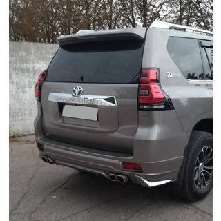 Накладка на задний бампер Modelista V3 (2017-) Toyota Land Cruiser Prado 150 2009-2023 гг. фото 2
