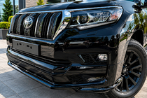 Toyota Land Cruiser Prado 150 2009-2023 гг. Накладка на передний бампер Executive (для 2017+) фото 3