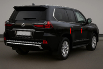 Lexus LX570/450d 2008-2022 гг. Хромированные Накладки на Ручки BlackEdition (для 2016+) фото 2