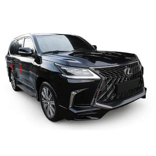 Хромированные Накладки на Ручки BlackEdition (для 2016+) Lexus LX570/450d 2008-2022 гг. фото 1