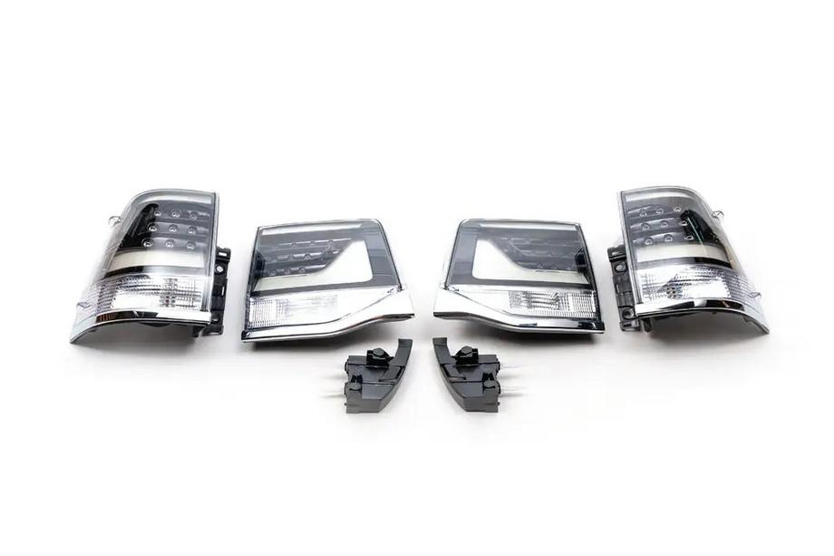 Toyota Land Cruiser 200 2007-2021 гг. РАСПРОДАЖА! Задние Фонари 2016+ (Executive Black) Наружный Правый (Крыло) Фото 2