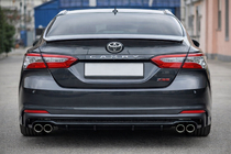 Toyota Camry 2017–2023 гг. Задний бампер Lexus LS style в сборе фото 1
