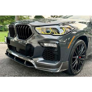 Передний Бампер Лип Карбон V1 (для M-Sport, 2018-2022) фото 1