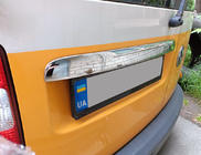 Volkswagen Caddy 2004-2010 гг. Хромированная накладка над номером (2-дверный, нержавейка) фото 2