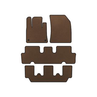 Коврики EVA V1 (3 ряда, Коричневые) Citroen C-4 Picasso 2013–2022 гг.