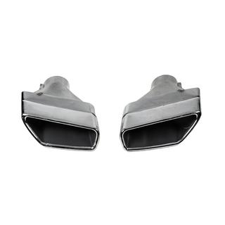 Насадки на глушитель M-Performance Silver (2 шт.) BMW 5 серия G30/G31 2017–2023 гг. фото 4
