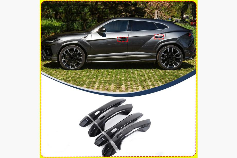 Lamborghini Urus 2018- гг. Накладки на дверные ручки Карбон Image