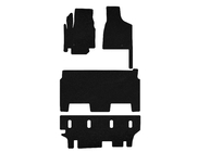 Dodge Grand Caravan V 2008-2020 гг. Текстильные коврики Premium (2008-2020, 3 ряда, 8-местный/Комплектация SXT, Черный) фото 1